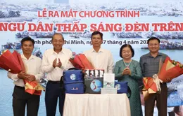 Ra mắt chương trình “Cùng ngư dân thắp sáng đèn trên biển”