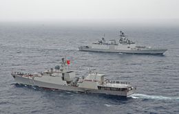 Tàu hộ vệ Việt Nam tham gia diễn tập hải quân ASEAN - Ấn Độ