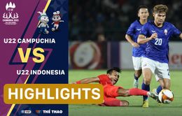 Highlights | U22 Campuchia 1-2 U22 Indonesia | Bảng A bóng đá nam SEA Games 32