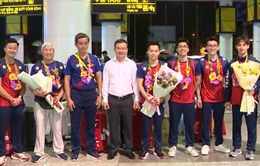 ĐT Thể dục dụng cụ trở về nước, hoàn thành xuất sắc nhiệm vụ SEA Games 32