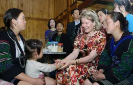 Hoàng hậu Vương quốc Bỉ ấn tượng tốt đẹp về công tác bảo vệ, chăm sóc trẻ em tại Việt Nam
