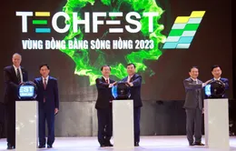 Khai mạc Ngày hội khởi nghiệp đổi mới và sáng tạo vùng Đồng bằng sông Hồng - TECHFEST 2023