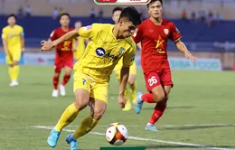 Hồng Lĩnh Hà Tĩnh hòa đáng tiếc trên sân Vinh của SLNA | Vòng 8 V.League 2023