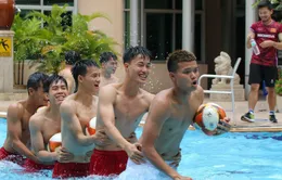 ĐT U22 Việt Nam tích cực hồi phục, duy trì thể lực chuẩn bị cho trận đấu với U22 Malaysia
