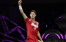 Viktor Axelsen vào bán kết giải cầu lông Indonesia mở rộng