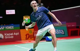 Viktor Axelsen vào chung kết giải cầu lông Indonesia mở rộng