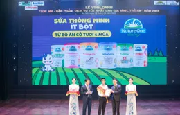 Nature One Dairy được vinh danh trong Top 100 sản phẩm, dịch vụ tốt nhất cho gia đình, trẻ em năm 2023