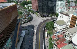Thông xe cầu vượt nút giao Chùa Bộc - Phạm Ngọc Thạch