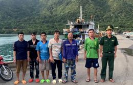 Cứu 6 ngư dân tàu cá bị nạn trên biển Côn Đảo