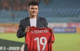 CLB Công an Hà Nội đăng ký 2 số áo cho Quang Hải