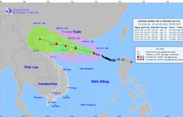 Bão số 1 đang mạnh lên, cách bán đảo Lôi Châu (Trung Quốc) khoảng 470km