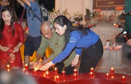 Thắp nến tri ân các Anh hùng liệt sĩ tại Ngã ba Đồng Lộc