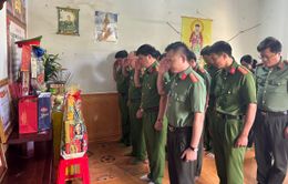 Công an tỉnh Bình Dương thăm gia đình các chiến sĩ hy sinh tại tỉnh Đắk Lắk