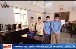 63 năm tù cho 4 đối tượng khống chế người cướp tài sản