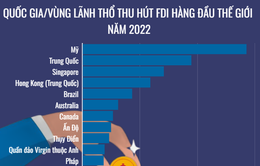 Thu hút FDI của Việt Nam nhảy vọt gần 100 bậc trên thế giới