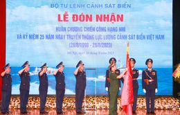 Bộ Tư lệnh Cảnh sát biển đón nhận Huân chương Chiến công hạng Nhì
