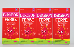 Dekabon Fe - Sản phẩm vàng bổ sung sắt cho trẻ nhỏ