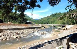 Hoàn thành kè chống sạt lở, bảo đảm an toàn khu dân cư xã Trà Leng, Quảng Nam