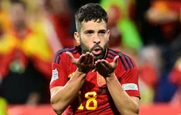 Jordi Alba từ giã đội tuyển quốc gia