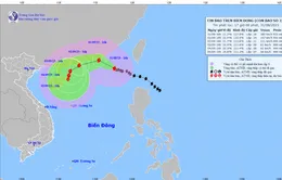 Bão số 3 tiếp tục mạnh cấp 15-16, có khả năng đổi hướng về phía Nam