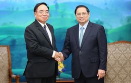 Thủ tướng Phạm Minh Chính tiếp Bộ trưởng Bộ Kế hoạch và Đầu tư Lào