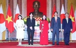 Lễ đón Hoàng Thái tử Nhật Bản Akishino và Công nương thăm chính thức Việt Nam