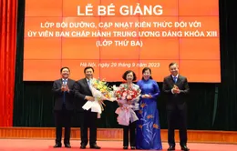 Bế giảng lớp bồi dưỡng, cập nhật kiến thức đối với Ủy viên Trung ương Đảng