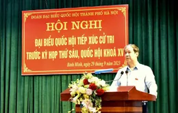 Bộ trưởng Nguyễn Kim Sơn tiếp xúc cử tri trước kỳ họp thứ 6, Quốc hội khóa XV