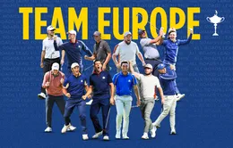 Công bố danh sách ĐT châu Âu tham dự Ryder Cup 2023