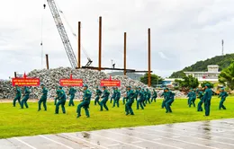 Xem chiến sĩ dân quân trên biển sôi nổi tranh tài