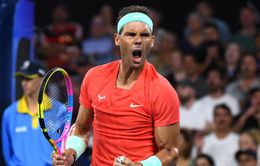 Rafael Nadal tiến vào vòng 2 giải quần vợt Brisbane International