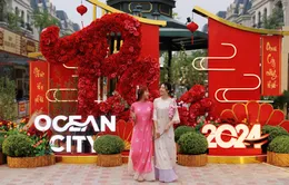 Hội chợ Xuân "đỉnh của chóp" tại Ocean City hút du khách những ngày giáp Tết