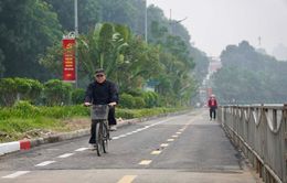 Hôm nay (1/2), Hà Nội bắt đầu thí điểm làn đường dành riêng cho xe đạp