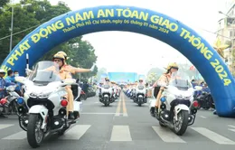 TP Hồ Chí Minh ra quân năm an toàn giao thông 2024