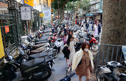 Nhiều điểm trông giữ xe ở Hà Nội thu tiền cao gấp 3 quy định