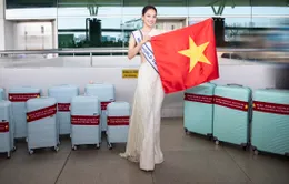 Mai Phương mang 140kg hành lý, 30 bộ trang phục, sẵn sàng “chinh chiến” ở Miss World