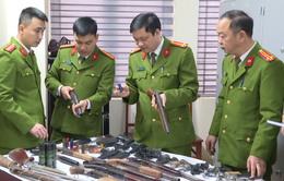 Công an TP Thanh Hóa thu hồi 31 khẩu súng quân dụng