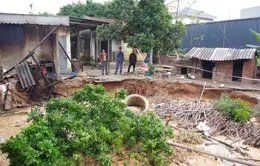 Khắc phục sụt lún nhà dân tại Quảng Ninh