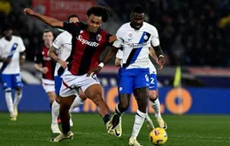 Inter Milan thắng tối thiểu trên sân của Bologna, củng cố ngôi đầu Series A