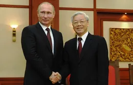Tổng Bí thư Nguyễn Phú Trọng chúc mừng Tổng thống Nga Vladimir Putin tái đắc cử