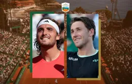 Stefanos Tsitsipas và Casper Ruud tìm lại cảm hứng trên sân đất nện