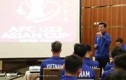 HLV Hoàng Anh Tuấn khuyến khích học trò thoải mái chơi bóng trong trận giao hữu với U23 Jordan