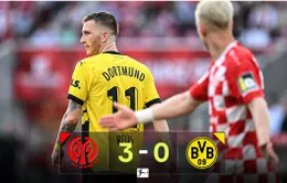 Bundesliga: Dortmund đại bại trước Mainz 05