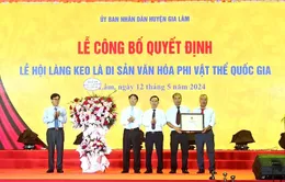 Lễ hội làng Keo được công nhận là Di sản văn hóa phi vật thể quốc gia