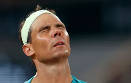 Rafael Nadal lần đầu dừng bước từ vòng 1 Pháp mở rộng