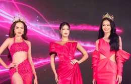 Dàn Hoa hậu, Á hậu đổ bộ buổi họp báo khởi động Miss Grand Vietnam 2024