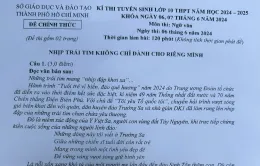 'Chiếc lược ngà' vào đề thi Ngữ văn lớp 10 TP Hồ Chí Minh