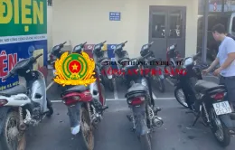 Triệt phá băng nhóm thực hiện 22 vụ trộm cắp xe máy mang sang Lào tiêu thụ