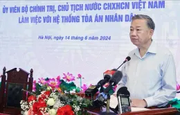Chủ tịch nước Tô Lâm làm việc với hệ thống Toà án nhân dân