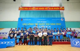 Giải cầu lông trẻ Quốc Gia 2024 tìm ra những nhà vô địch